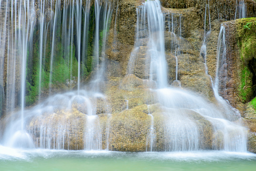 Detail of a waterfall