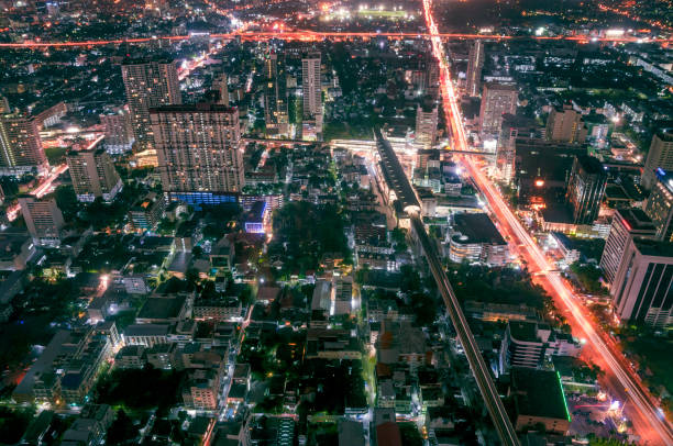 istock Elevated Nighttime View Of Bangkok, Thailand 954759630