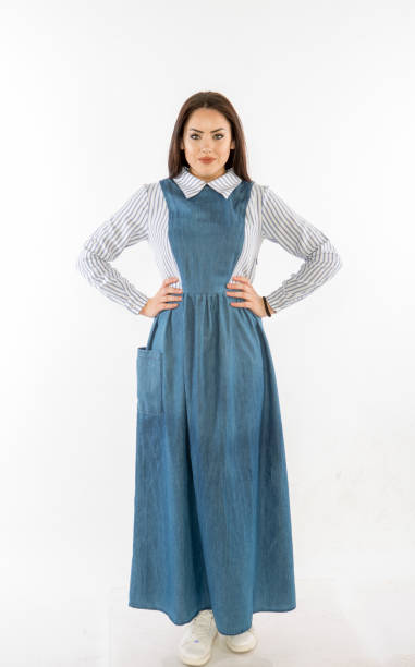young european woman posing at studio istanbul turkey