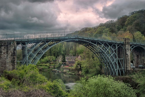 The Iron Bridge in Shropshire was is the world's first bridge made from cast iron in 1781.