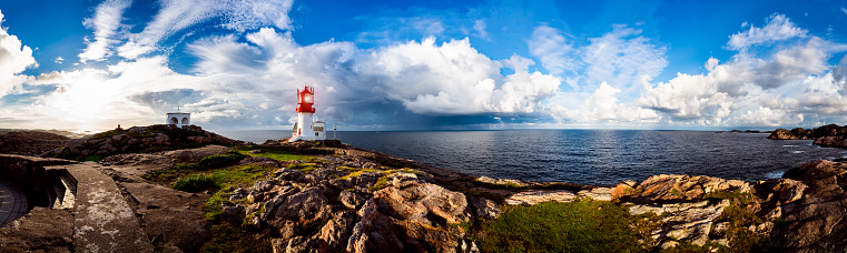 Lindesnes Fyr Lighthouse, Beautiful Nature Norway natural landscape