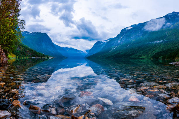 istock lovatnet lake Beautiful Nature Norway. 954770862