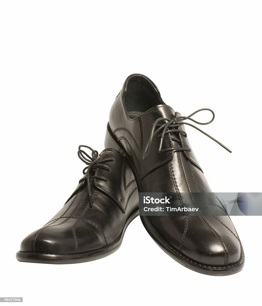 Élégantes chaussures noires homme - Photo de Adulte libre de droits