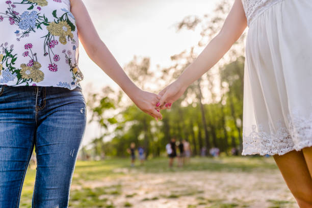 istock Lesbian women holding hands 954782278