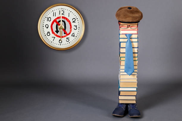 istock Funny education concept. Impossibility to return the bright school years 954791608