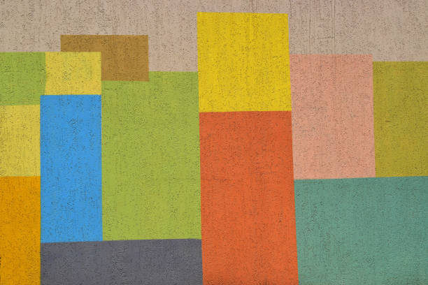 istock Bright colored geometric shapes for texture or background. 954792272