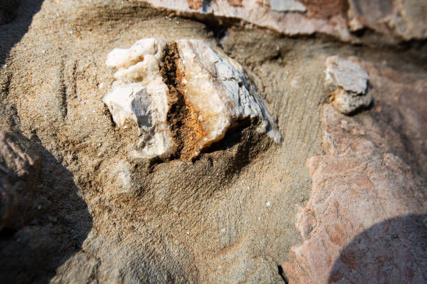istock Close up of natural stone wall. Stone wall texture 954792874