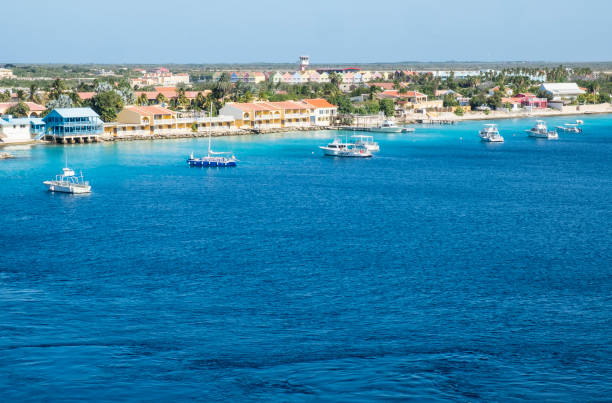 istock View of Kralendijk Harbor in Bonaire from a Cruise Ship 954796342