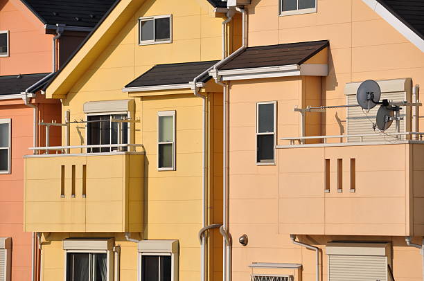 istock Houses in pastel shades 95479822