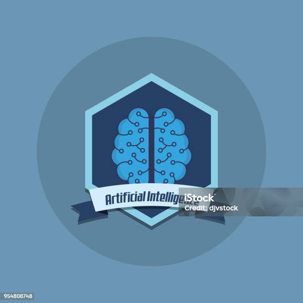 Artificial Intelligence Design Stock Illustration - Download Image Now - Abstract, Artificial, Artificial Intelligence