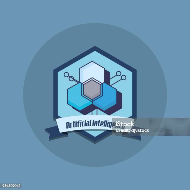 Artificial Intelligence Design Stock Illustration - Download Image Now - Abstract, Artificial, Artificial Intelligence