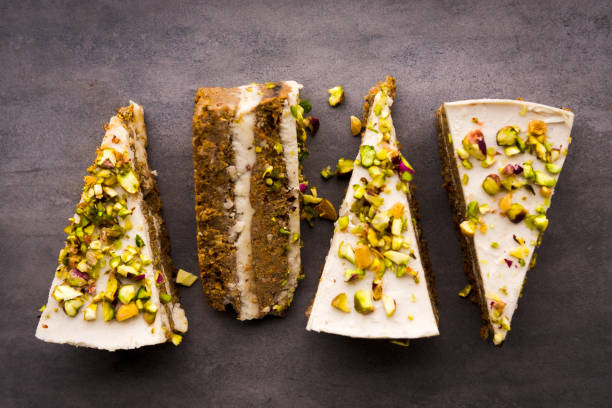 istock Raw vegan pistachio carrot cake 954809348