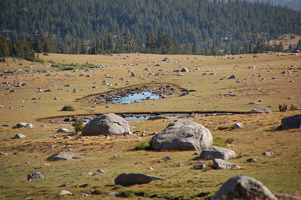 Post-paisaje glacial - foto de stock