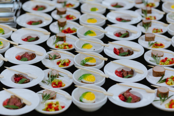 istock Delicious canapes as event dish 954813462