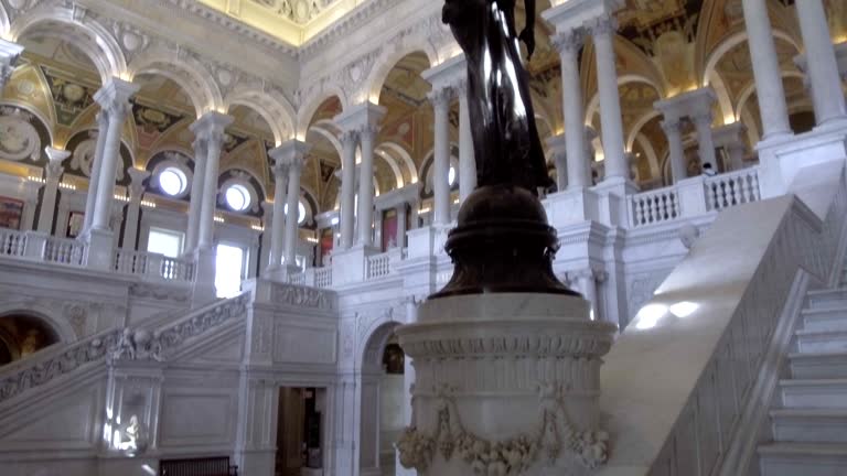 Library of Congress Jefferson Building Great Hall in Washington, DC