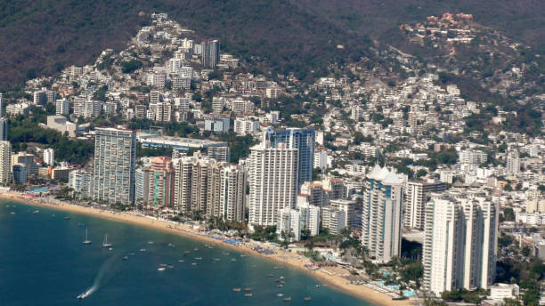 istock Acapulco Skyline Including Pacific Ocean Scene In Guerrero. Mexico 954821414