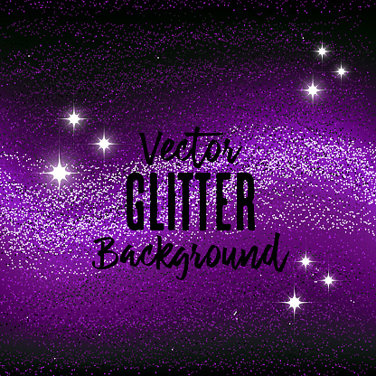 A vector illustration of  a glitter background.