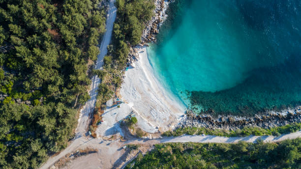 istock Marble beach (Saliara beach). Thassos island, Greece 954826150