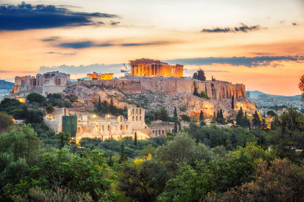 istock Parthenon, Acropolis of Athens, Greece at sunrise 954826458