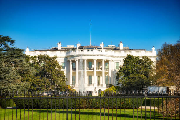 istock The White House at sunset 954827380