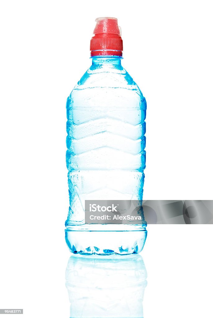 Una bottiglia d'acqua - Foto stock royalty-free di Acqua potabile