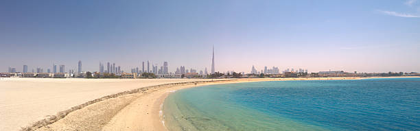istock Dubai. Panorama of beautiful beach and sea 95483992