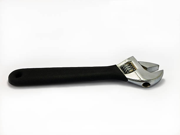 Adjustable wrench stock photo