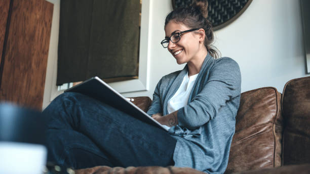 istock creative woman in the room 954851174