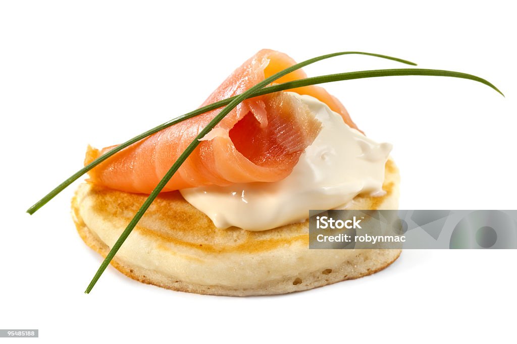 Geräuchertes Lachs-Blini - Lizenzfrei Blini Stock-Foto