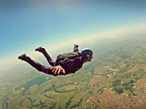 Skydiving classic photo