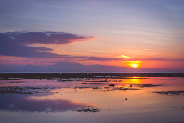 istock Beautiful sunset in Gili Island 954859380