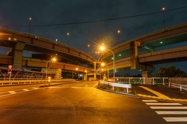 istock Junction in Japan Night view 954866624