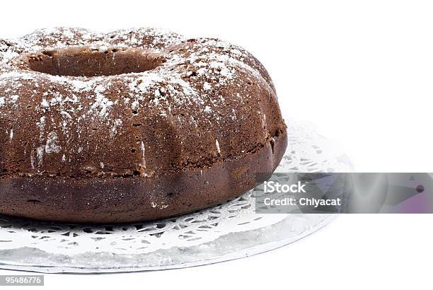 Ciambellone Al Cioccolato - Fotografie stock e altre immagini di Ciambellone al cioccolato - Ciambellone al cioccolato, Cioccolato, Argentato