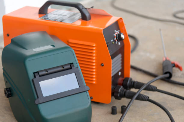 istock The welding equipment,protection mask,mobile welding machine. 954868970