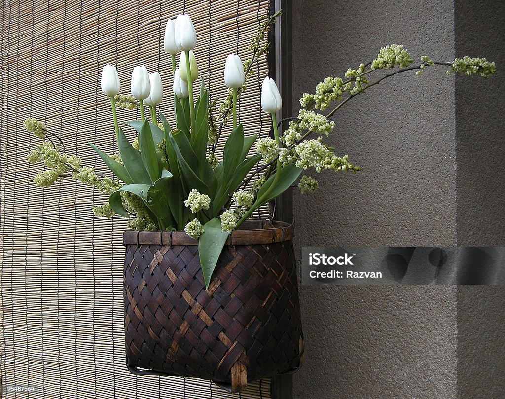 Japanische Fenster - Lizenzfrei Bambus - Material Stock-Foto