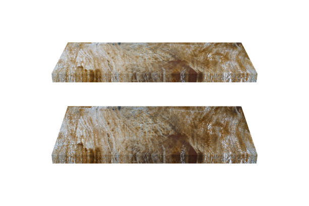 istock brown wood block isolated on white background with clipping path 954881742