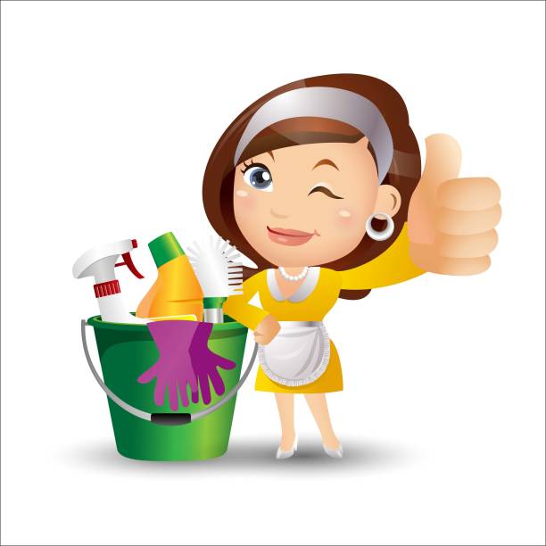 5,890 Cleaning Lady Cartoon Stock Photos, Pictures & Royalty-Free Images -  iStock