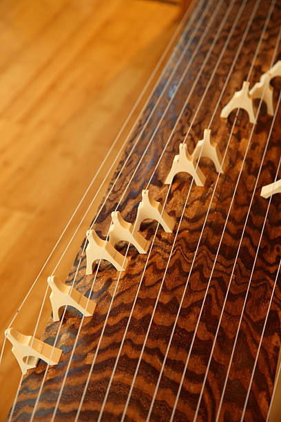 Japanese harp stock photo