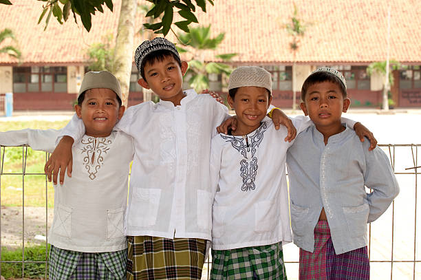 istock Happy Muslim Kids 95489879
