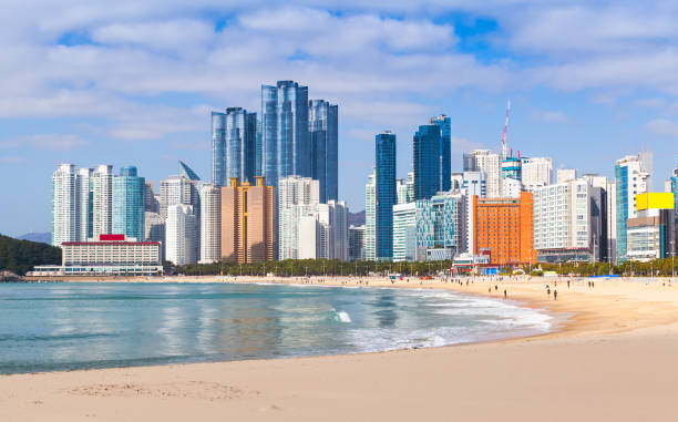 istock Haeundae beach landscape, Busan 954900174