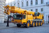 pick up and crane truck
