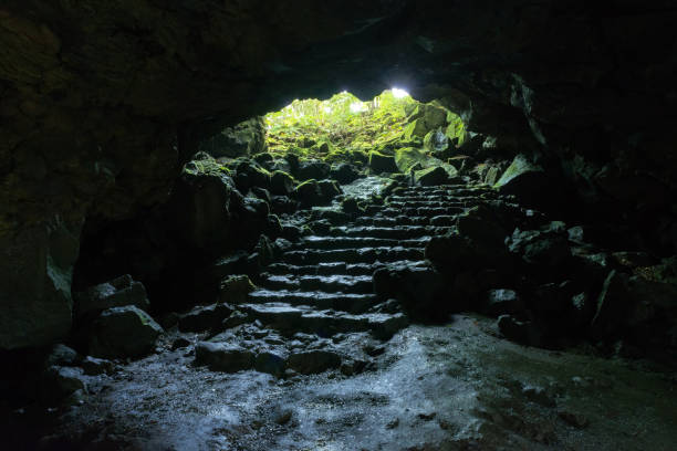 istock Cave at the foot of Mount Fuji 954917964