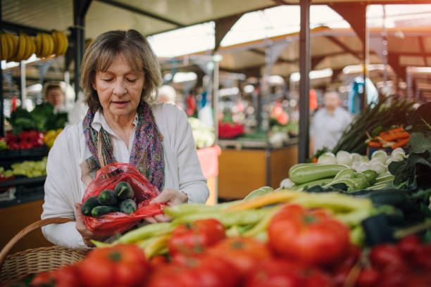 istock Senior Woman Grocery Shopping 954919764
