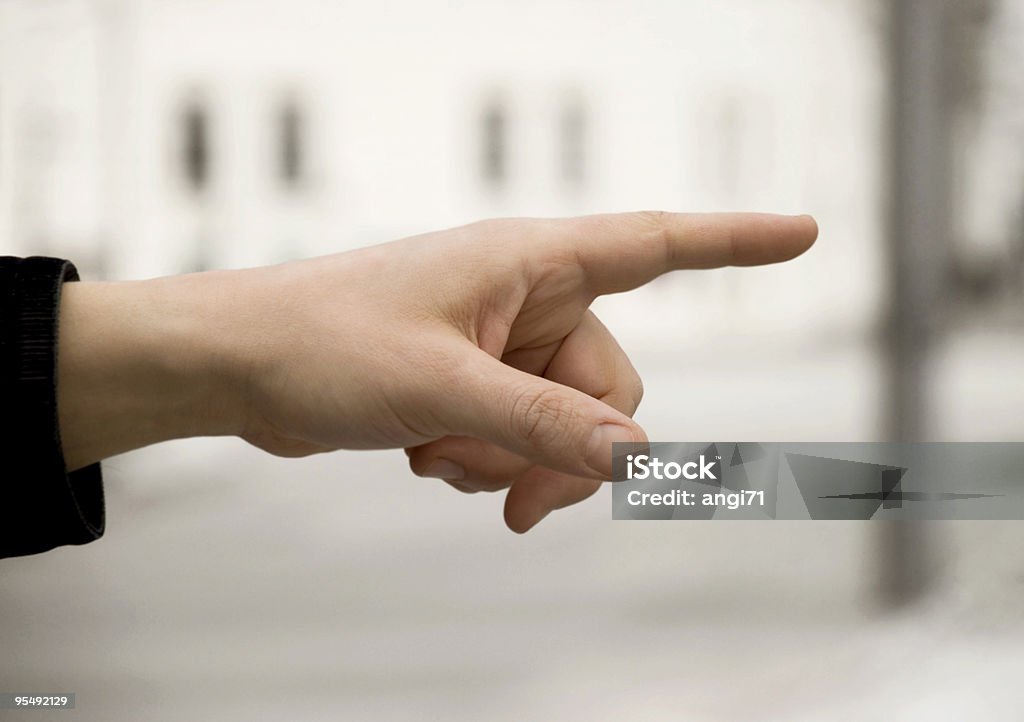 pointing  Adult Stock Photo