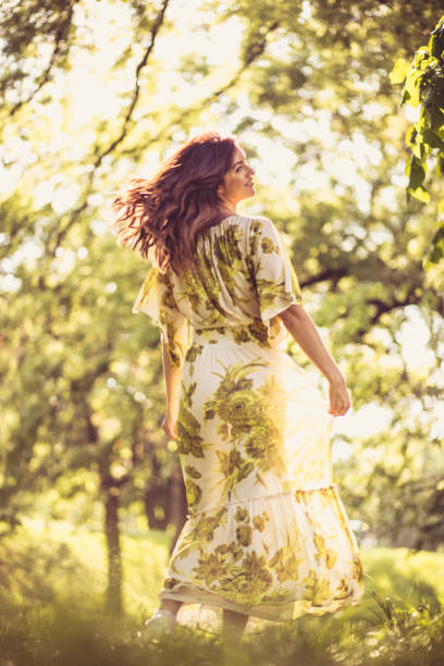 istock Beautiful woman at nature. 954922824