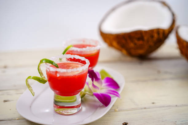 istock Watermelon Margarita, Easy Menu Drink for Summer Drink and Cocktail 954932684