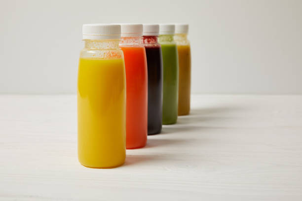istock organic detox smoothies in bottles standing in row 954936904