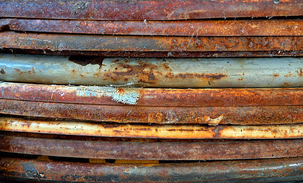 Lines of Rust stock photo