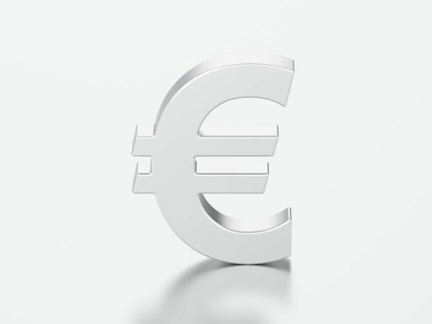 istock 3D illustration silver uero money 954950988