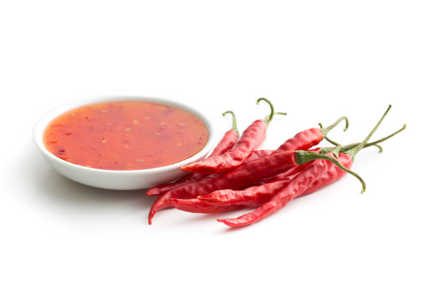 istock Red chili pepper and chili sauce 954957124